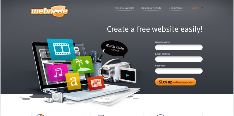 Free website builder Create a free website easily   Webnode